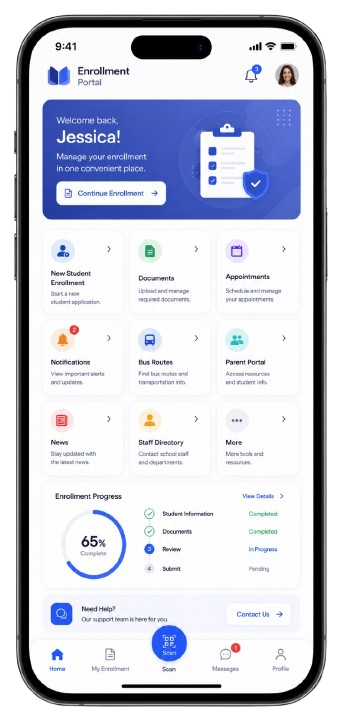 Enrollment & Registration App